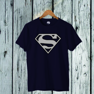 Remera Logo Superman Reflectivo