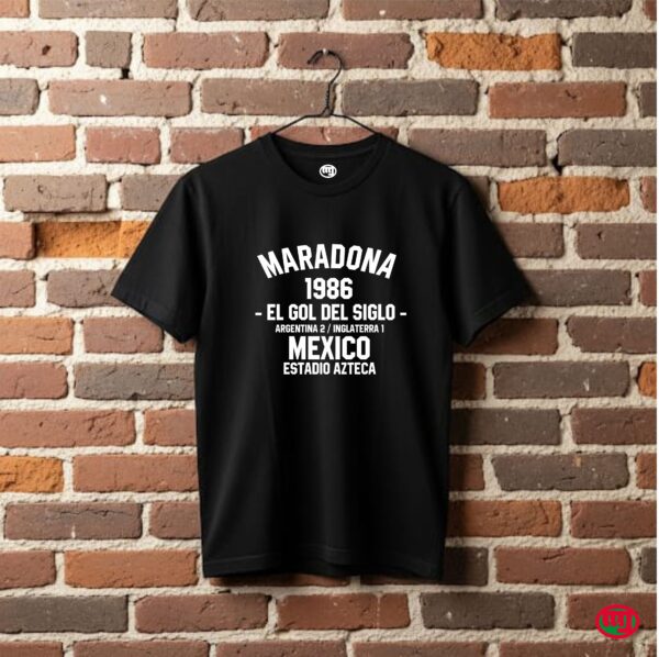 Remera Maradona Mexico 86