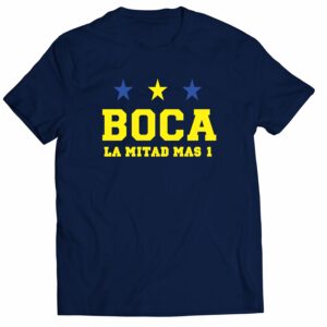 Remera Boca La mitad mas 1