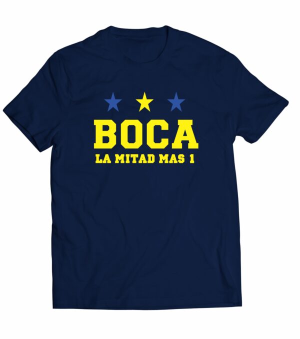 Remera Boca La mitad mas 1