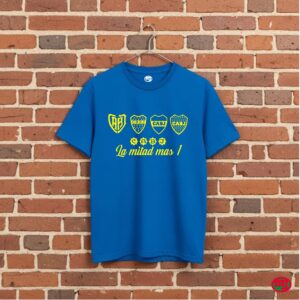 Remera Boca Escudos