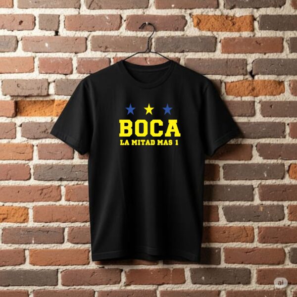 Remera Boca La mitad mas 1